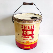 1952 Vintage Shell X100 Olio