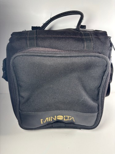 Borsa fotocamera minolta - fotocamera, nera