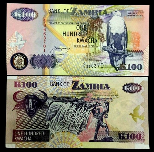 Zambia 100 kwacha - kwacha, banknote