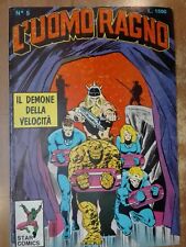 L'UOMO RAGNO numero 5 Spiderman Star Comics 1987 originale 