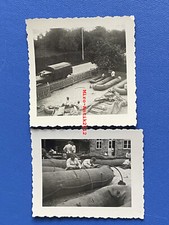 2 x foto, WW2, gommoni della