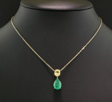 Collana zaffiro smeraldo 3,91