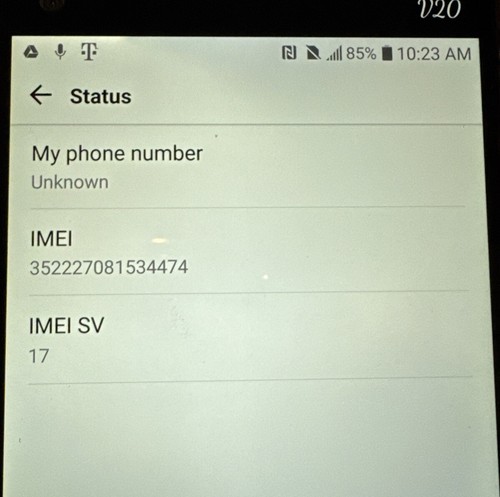 Smartphone v20 gb grigio - smartphone, 64