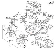 Parasassi frontale trattorino