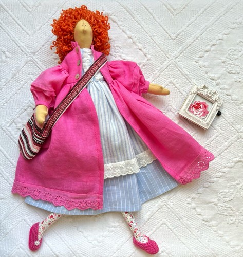 Bambola tilda stile boho - in,