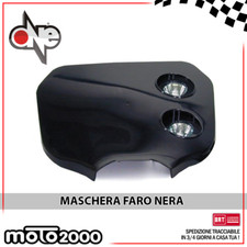 MASCHERA MASCHERINA KTM HUSQVARNA HM FANALE FARO MOTO ENDURO MOTARD CROSS NERO