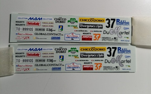 Decals lancia delta rally - 1/43,