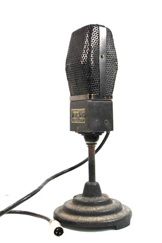 Vintage vecchio microfono - vecchio, a