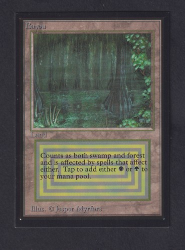 Magic mtg bayou - mtg,