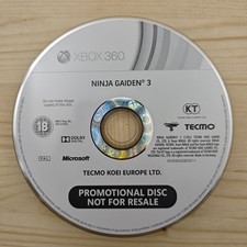 Ninja Gaiden 3 - Promotional Disc - Per Xbox360