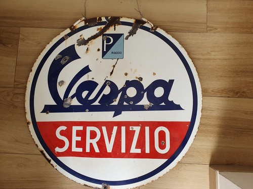 Insegna metallica vespa - insegna,