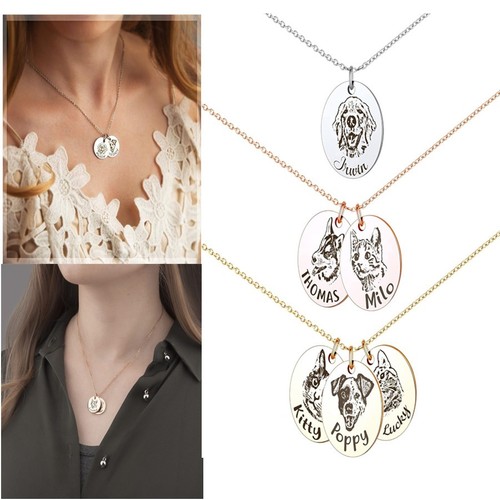 Collana ritratto animali - collana,
