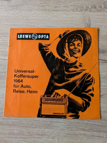Brochure pubblicitaria vintage