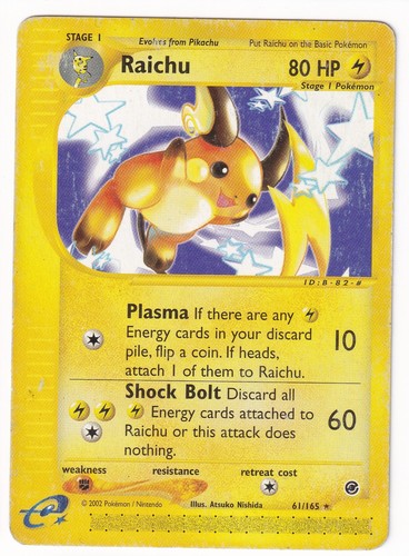 Raichu 165 - raichu, 61/165