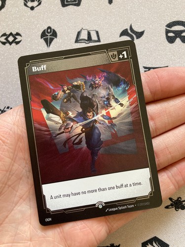 Riftbound buff foil - riftbound, *fist