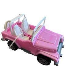 Barbie vintage rosa jeep 2012 - vintage,