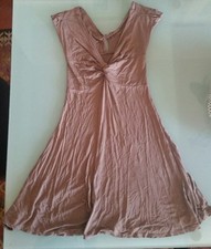 Abito donna in viscosa tortora