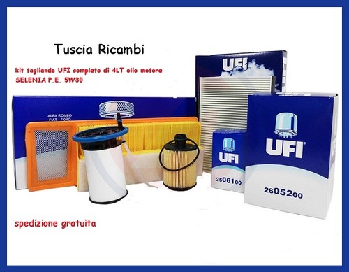 4filtri ufi 4lt olio - 4lt, selenia