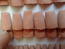 100 tegole 10x15mm coppo terracotta minuterie presepe miniature animal crib 9