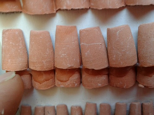 100 tegole 10x15mm - , coppo