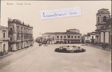 Giarre CT. Cartolina la Piazza ai primi del 900 vista dalla Villa e palco musica