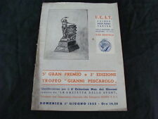 PROMO UCAT GARA BICI 4°CRITERIUM NAZIONALE GAZZETTA DELLO SPORT 1952 VESPA ISO