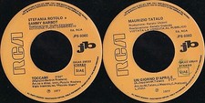 DISCO 45 Giri S.ROTOLO E S.BARBOT / M. TATALO - Toccami / Un giorno d'aprile