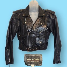 Giacca moto vintage Wilsons