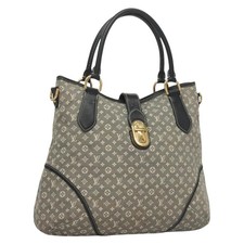 Borsa a tracolla Louis Vuitton Monogram Idylle Elegy 2 vie blu navy M56697 LV originale 134785