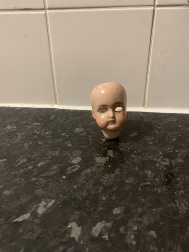 Victorian burlesque dolls head - victorian,