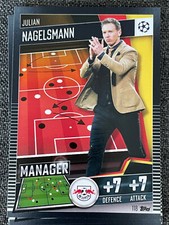 Topps Match Attax 101 2020/21 2021  Manager 118 Julian Nagelsmann RB Leipzig