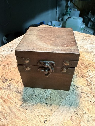 Cofanetto legno artigianale - in,