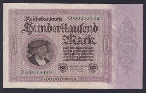 Banconota germania 100000 - 100000, mark
