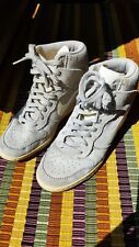 Scarpe Nike Dunk High per donna grigio chiaro scamosciate 42 EU-  10US - usate