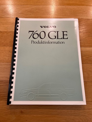 Brochure volvo 760 - brochure,