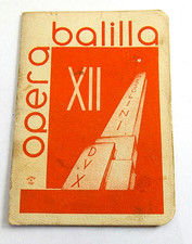 Opera nazionale balilla anno