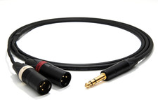 Mogami 2534 Quad Y Cavo Stereo Adattatore Professionale | Neutrik Gold 6,3Mm TRS
