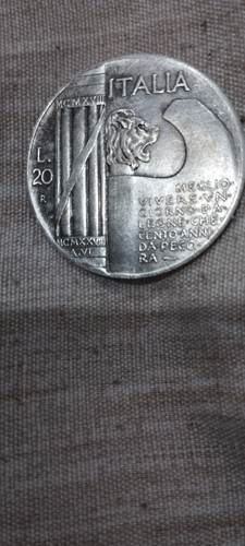Moneta regno italia lire - moneta,