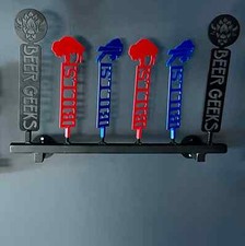 Maniglia per rubinetto birra da parete espositore 6 rubinetti