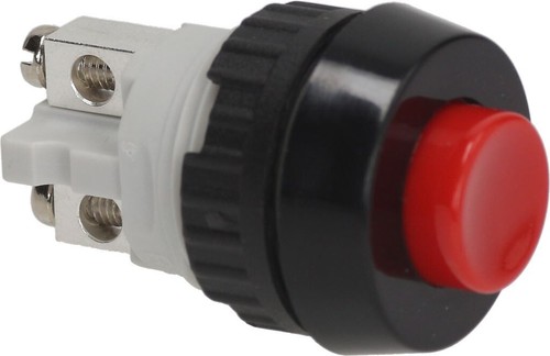 Pulsante unipolare rosso 7a - pulsante,