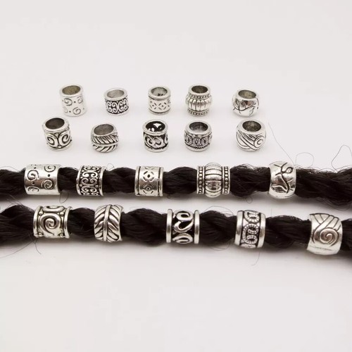 Set 10x gioielli barba - 10x,