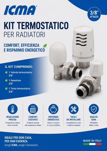 Kit termostatico icma - kit,
