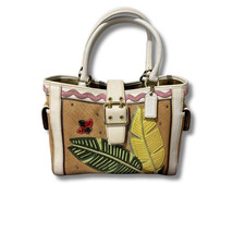 Coach Tote Bag Rafia Pelle