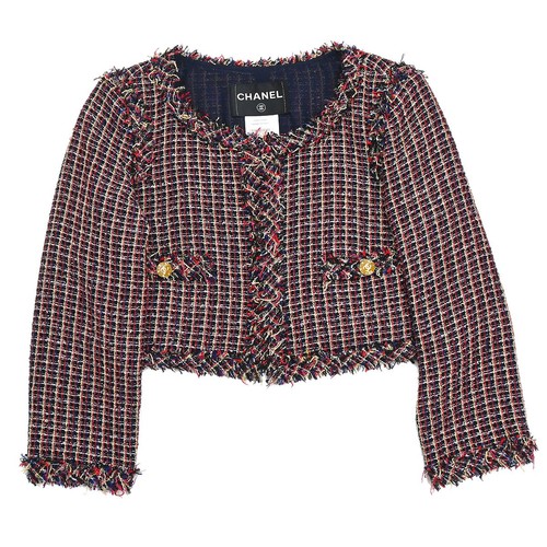 Chanel giacca tweed senza