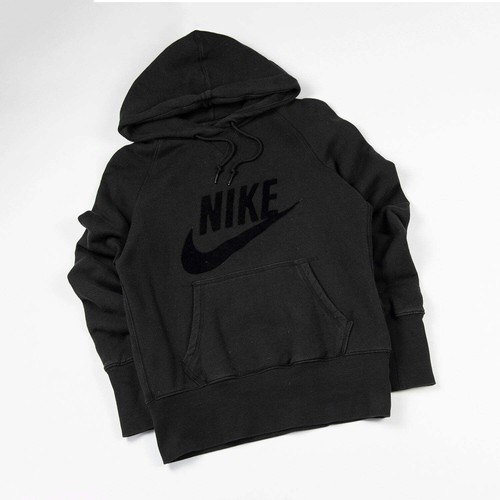 Nike hoodie vintage black logo - vintage,