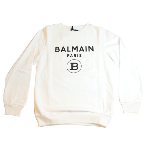 Balmain felpa bambino bianca