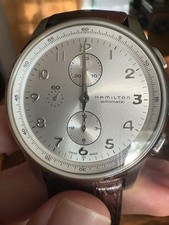 OROLOGIO AUTOMATICO HAMILTON H327160 JAZZMASTER MAESTRO CRONOGRAFO 45MM MENTA 👀WOW