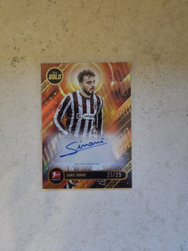 Topps autografo danel sinani - topps,