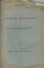 Giorgio Pasquali. . Nicola