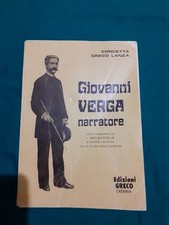 GIOVANNI VERGA NARRATORE -